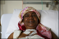Patient on a hospital ward Patient on a hospital ward